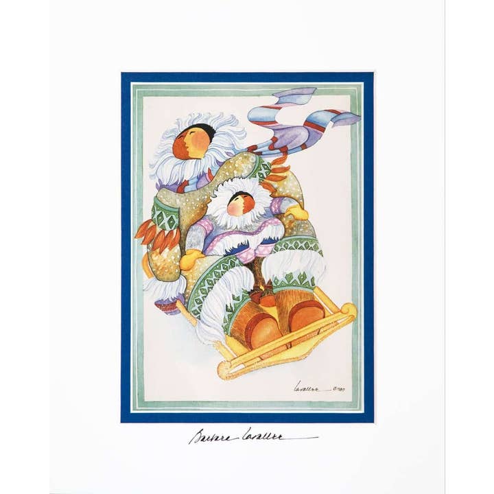 Sledding - Signed for wholesale by Greatland Graphics
