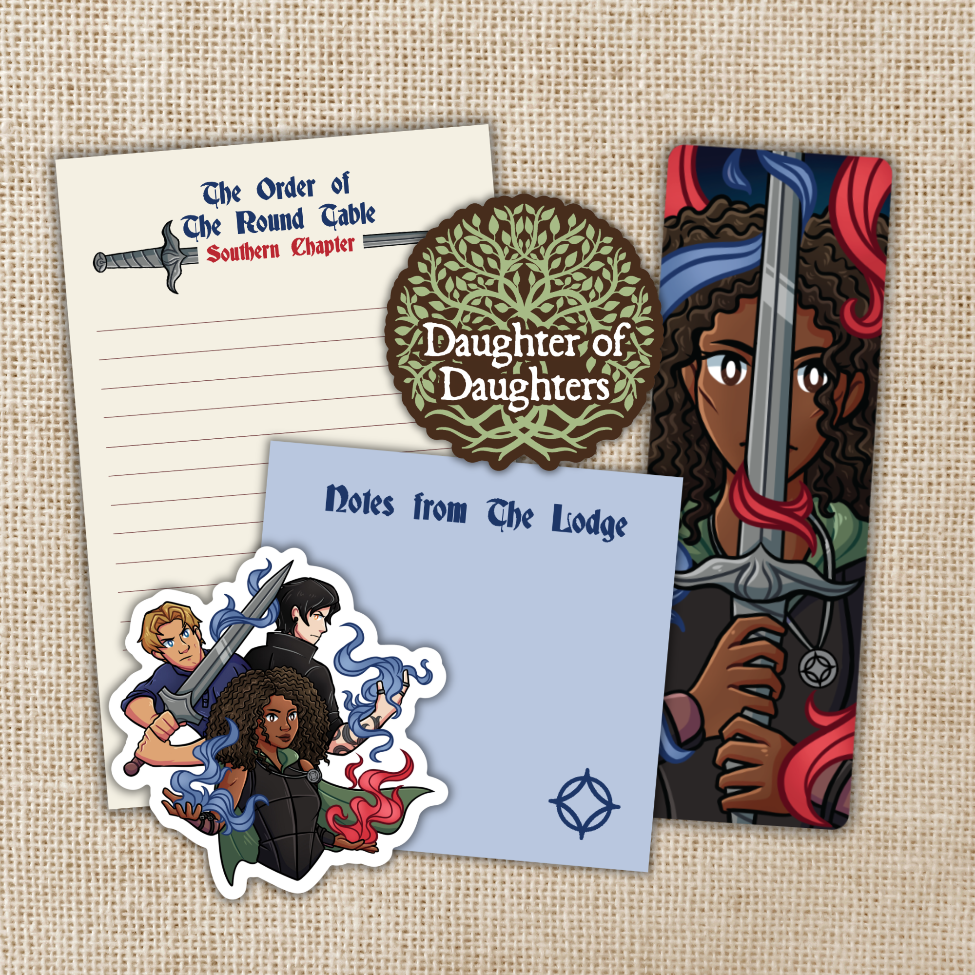 Kingdom of Threads - Wholesale Sticker - The Legendborn Cycle Boxed Gift Set 0