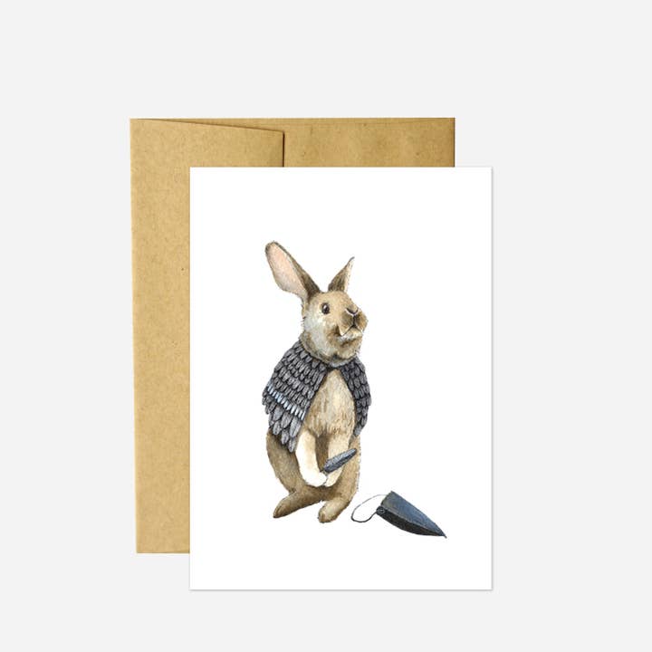 Card - Rabbit - Disguised for wholesale by Polanshek of the Hills