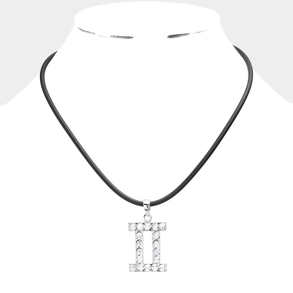 Sensibling Corp. - Wholesale Pendant/Charm Necklace - Stone Embellished Zodiac Pendant Necklace15