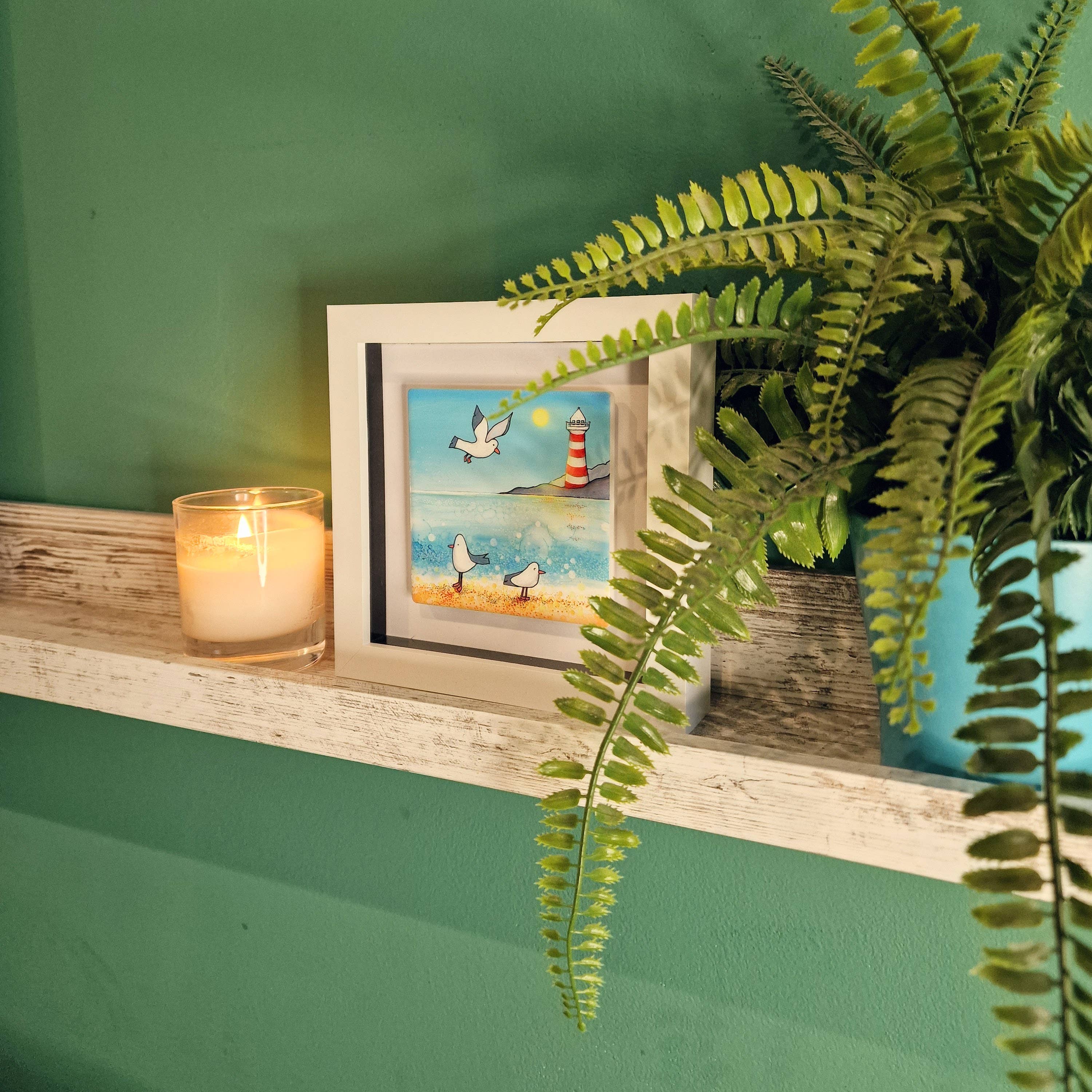 By Jo Crafts – wholesale Art print – 97-SP Seagull Lighthouse Small Picture6