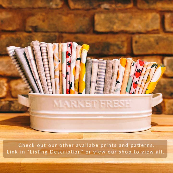 Peace Out Plastic - Wholesale Dinner & Cloth Napkin - Modern Fall Harvest Reusable Cotton Paper Paperless Towels3