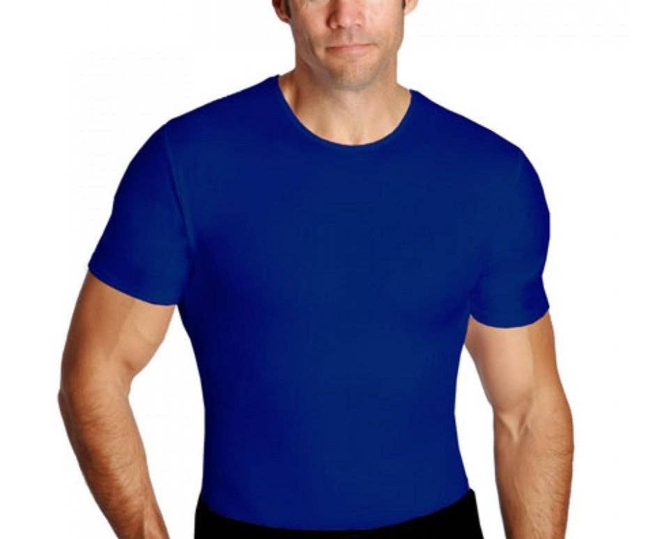 InstantRecoveryMD Men's Compression Post-Surgical Tank Bodysuit W/Front  Zipper MD308