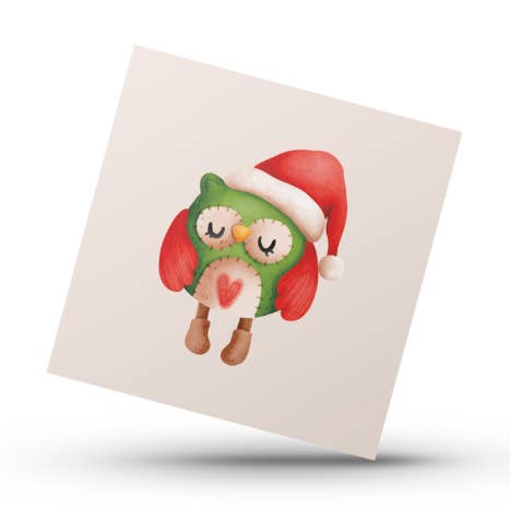 Coruja de Natal (Mini Cartão) por atacado de Kortspecialisten