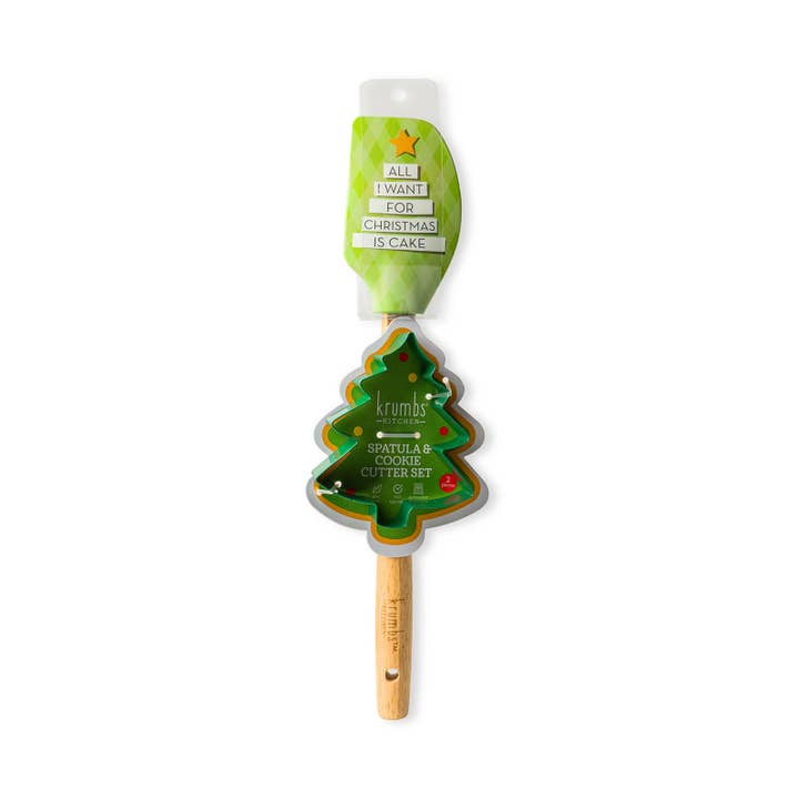 DM Merchandising - Wholesale Cookie Cutter - Krumbs Kitchen Christmas Spatula Cookie Cutter Set