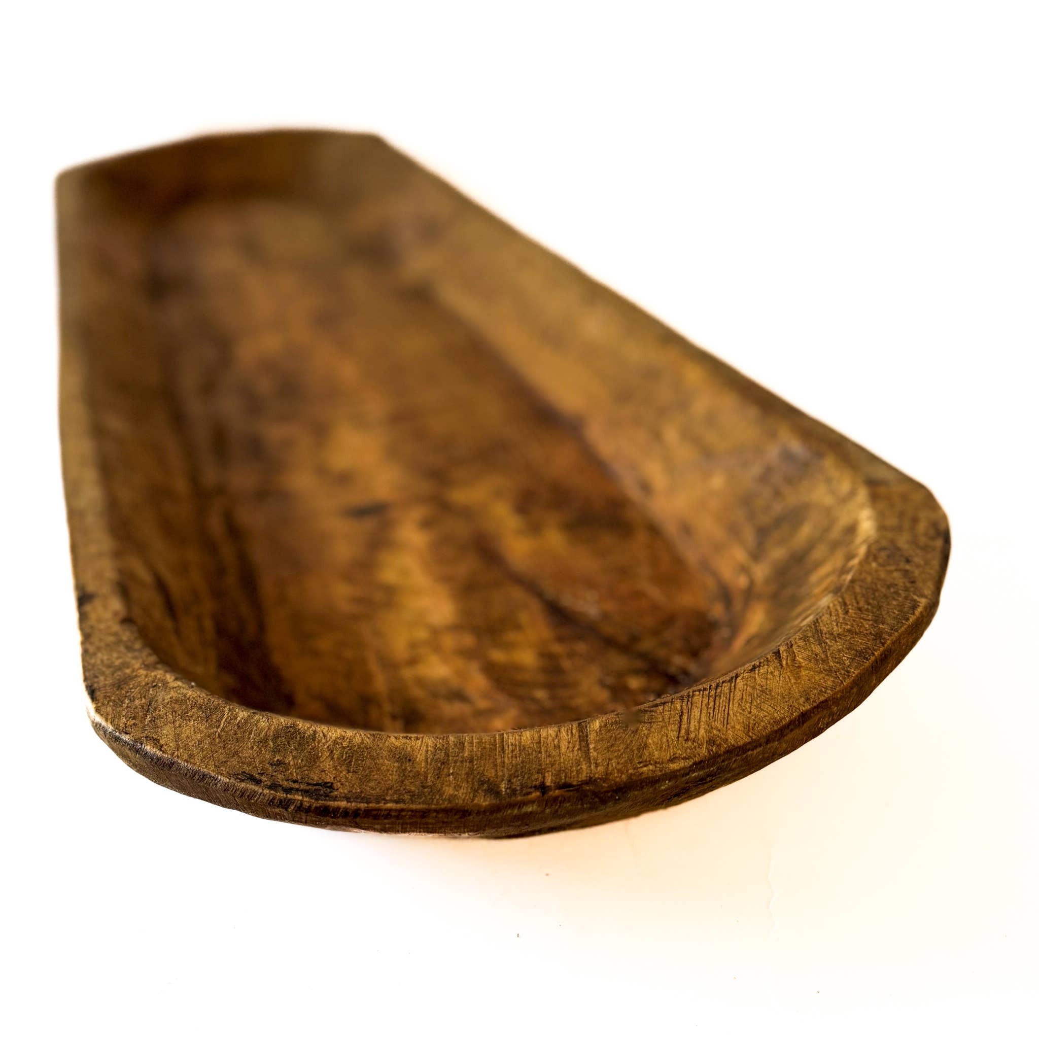 Natural Large Wood Carved Bowl (38-40") for wholesale on Faire3