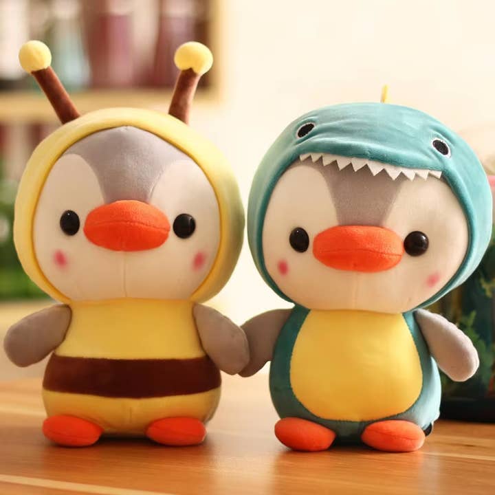 PR GROUPS LLC - Venta al por mayor Peluche - Niños y bebés - Pequeño Peluche de Pingüino Rana para Niños - Surtido