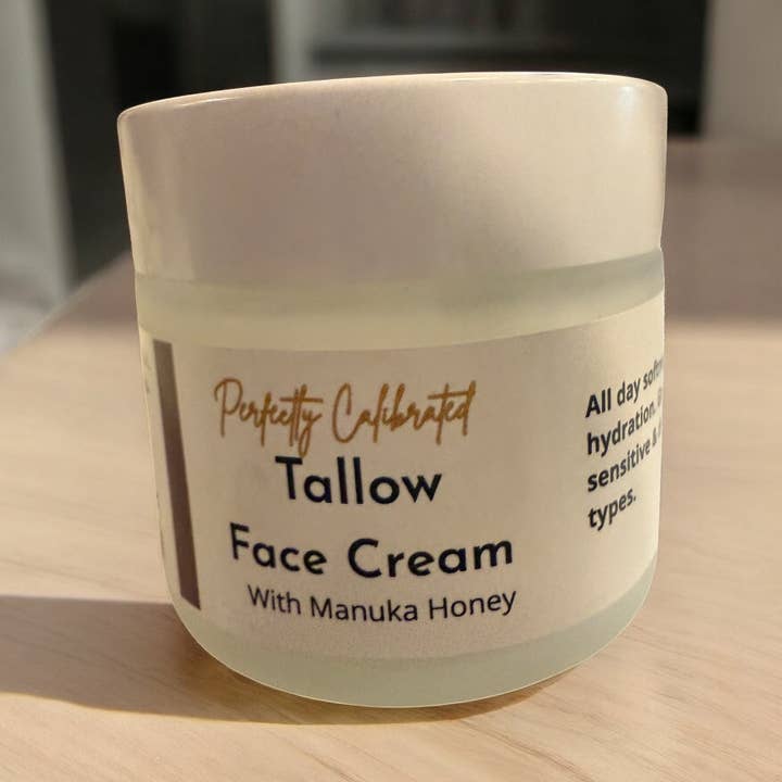 Tallow Facial Cream for wholesale by Perfectly Calibrated
