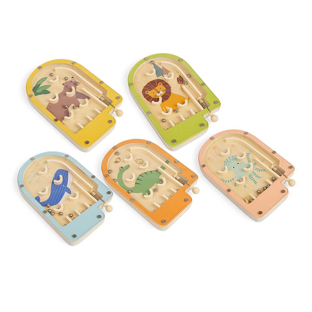 AJ Aguiar - Wholesale Classic Toy - Kids - Mini Wooden Pinball Game Exp.123