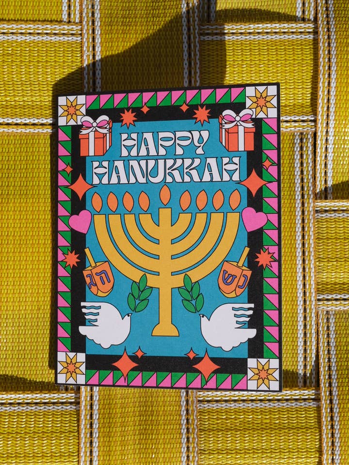 Carte - Joyeuse Hanoukka pour la vente par Ash + Chess