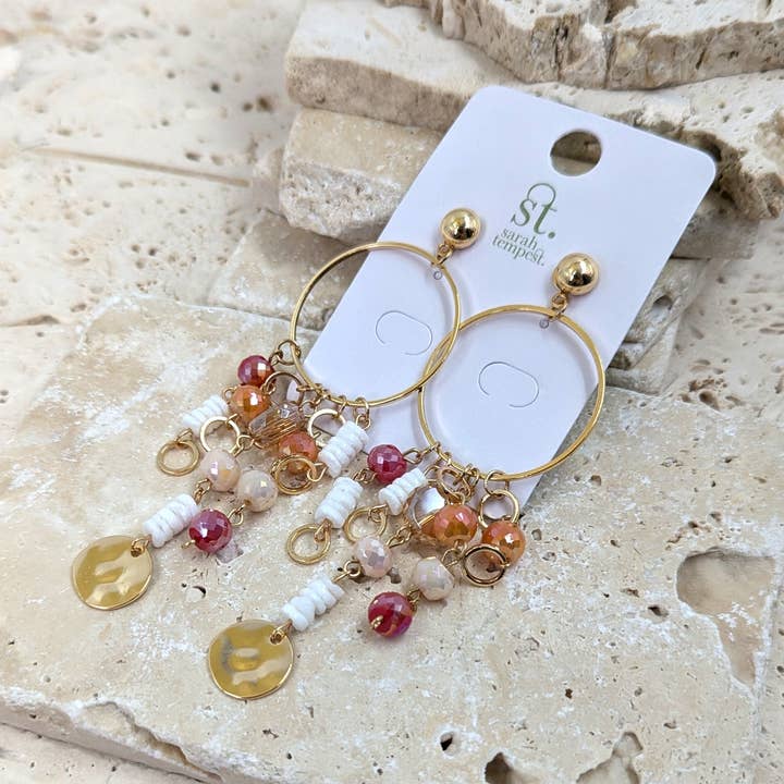 Pendientes de lujo con cuentas para venta al por mayor de Tempest Designs