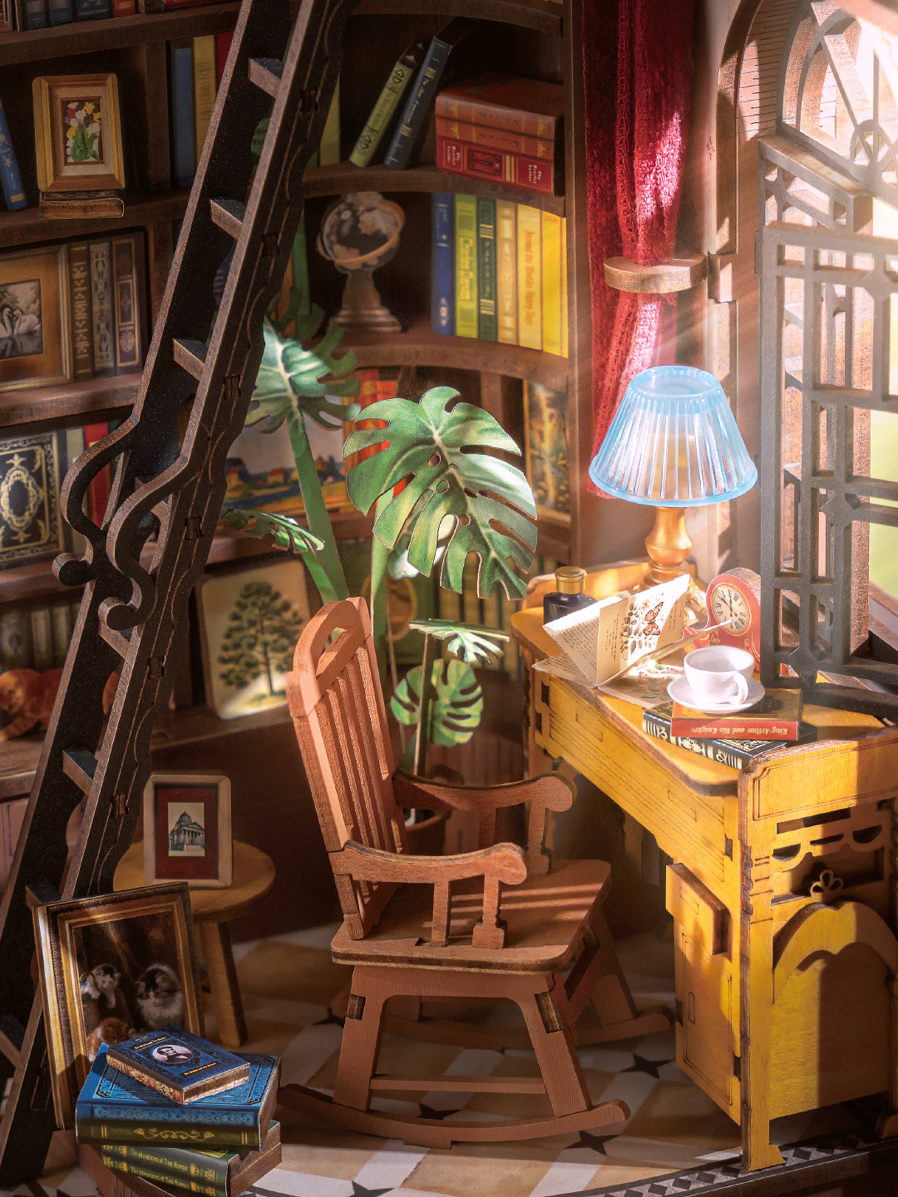 Hands Craft - Vente Kit de bricolage - Kit de Coin de Livre DIY : Étude du Coin Silencieux5