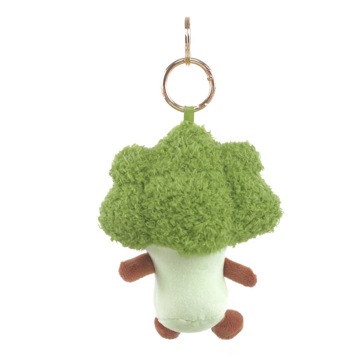 Bessie London - Wholesale Keychain - Women's - PLUSH BROCCOLI BAG CHARM4