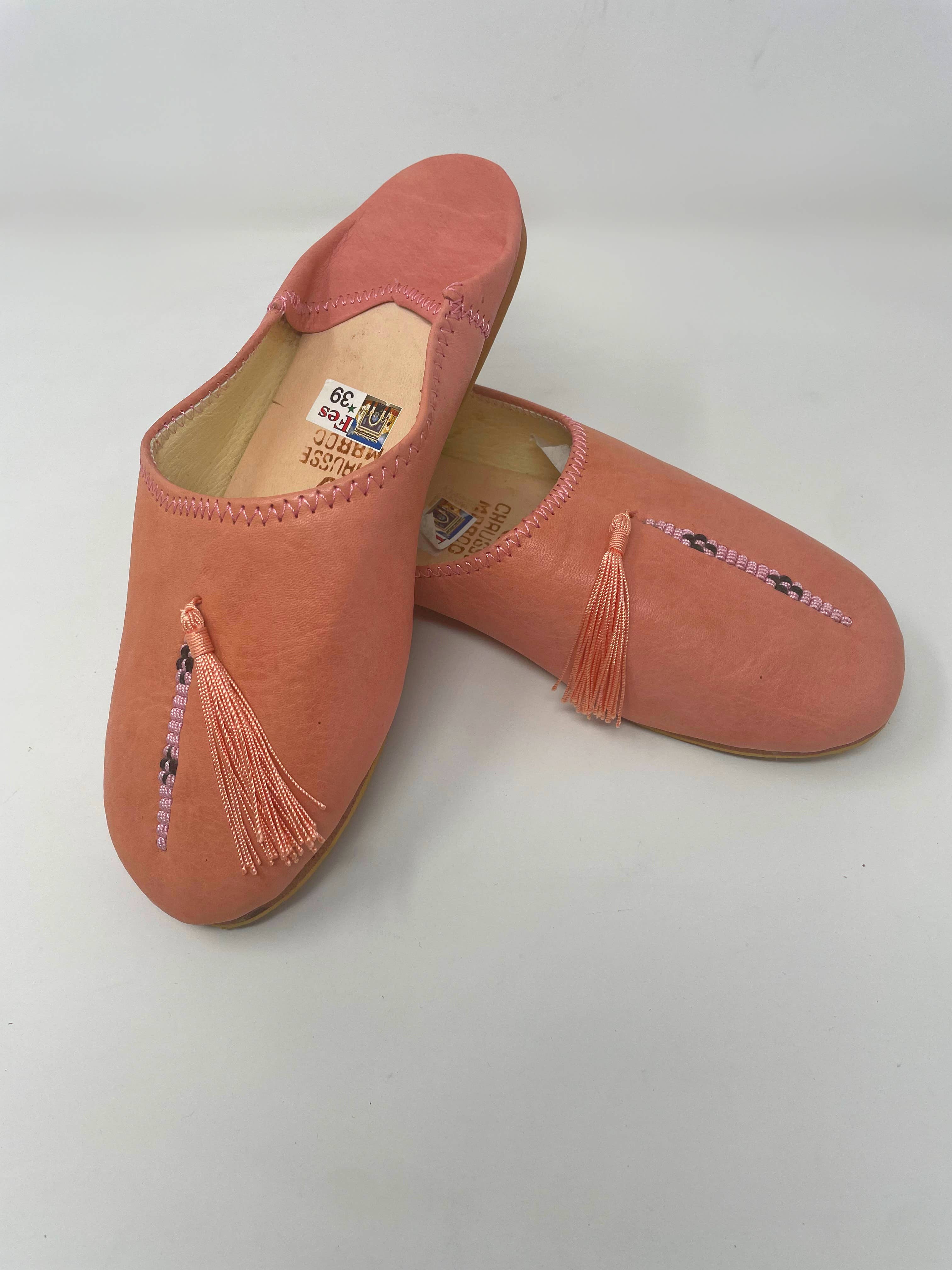 Nai Gifts - Wholesale Slippers - Women's - Genuine Tassel Leather Babouche Slipper 3