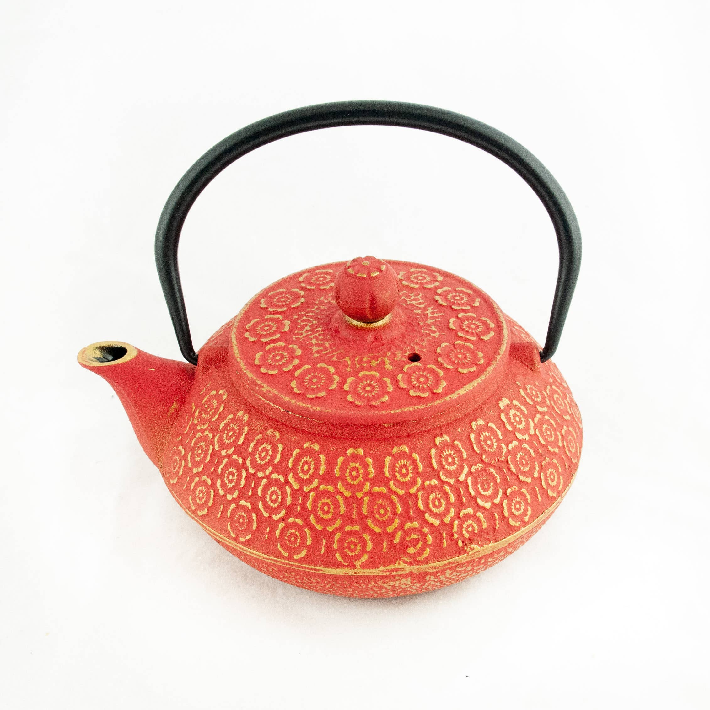 Boulder Tea Company - Wholesale Tea Pot - Red Cast Iron Teapot0