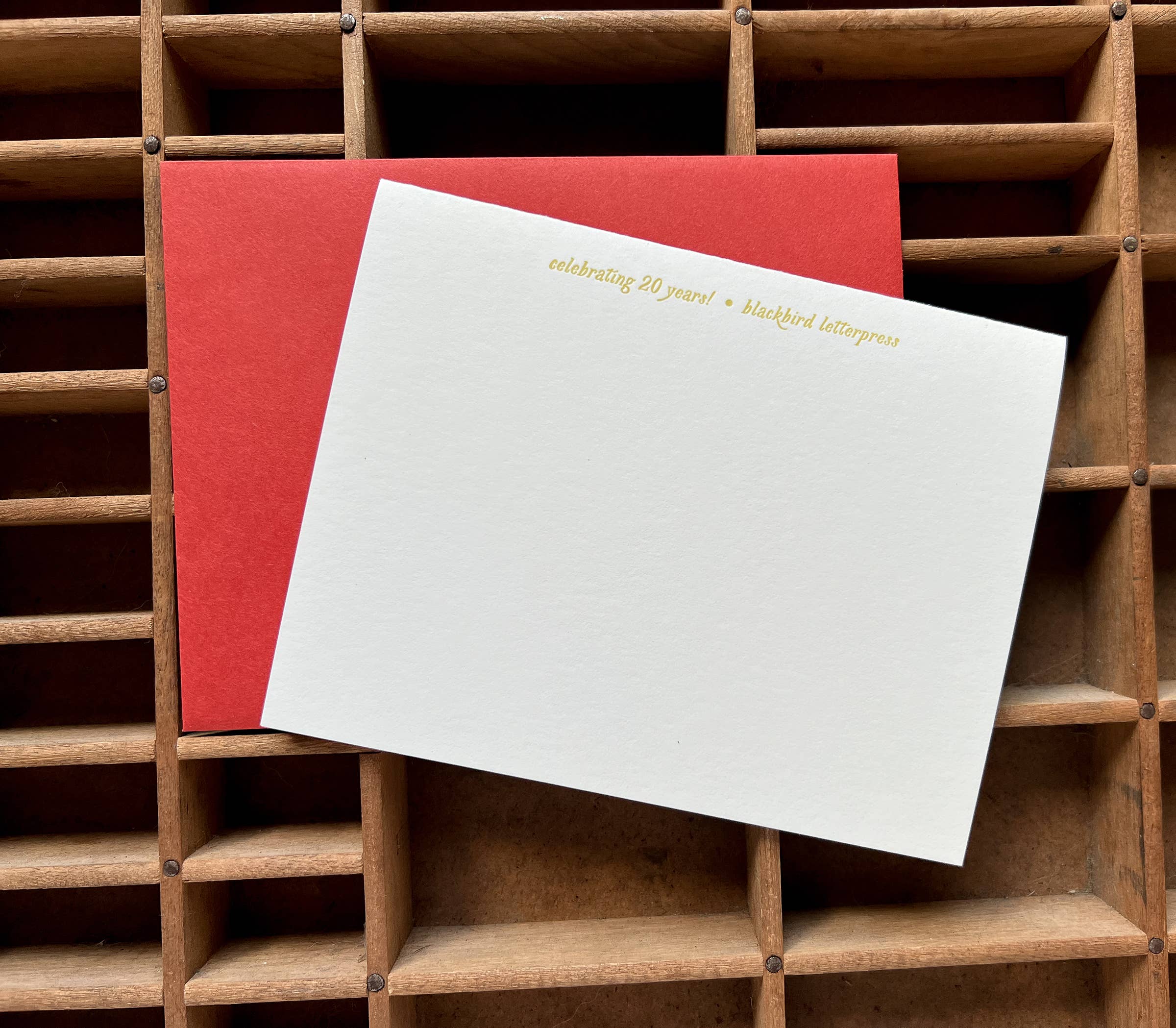 Blackbird Letterpress – wholesale Thank you card – birds on a wire thank you card2