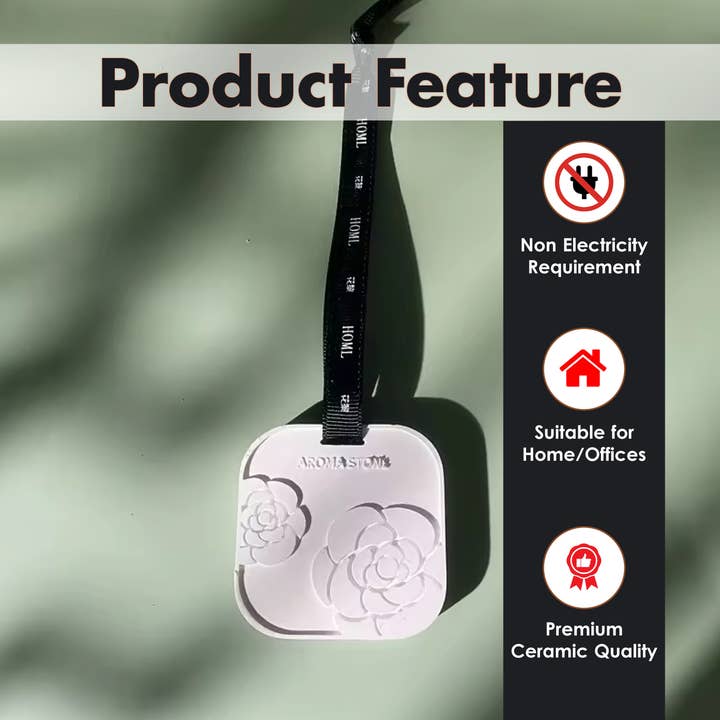 SINT - Wholesale Air Freshener - Diatomite Camelia Aroma Stone 5 ML – Long-Lasting Scent4