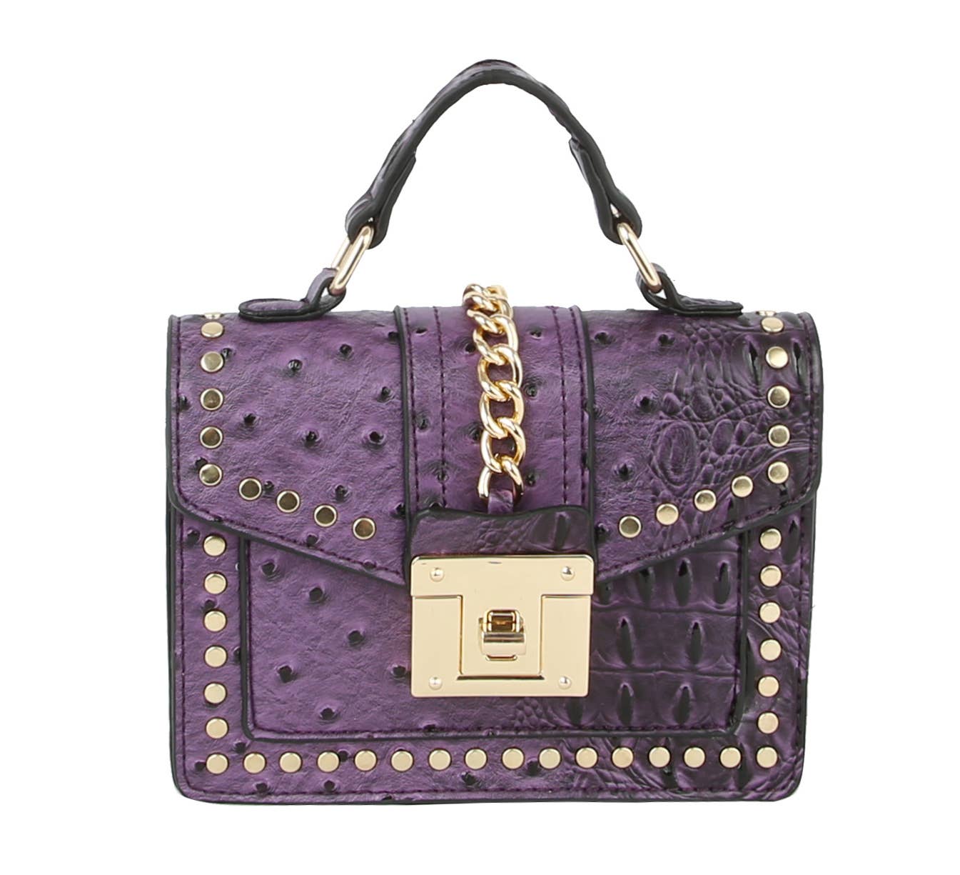 Handbag Factory Corp - Wholesale Crossbody Bag - Women's - FASHION RETRO OSTRITCH CROSSBODY BAG1