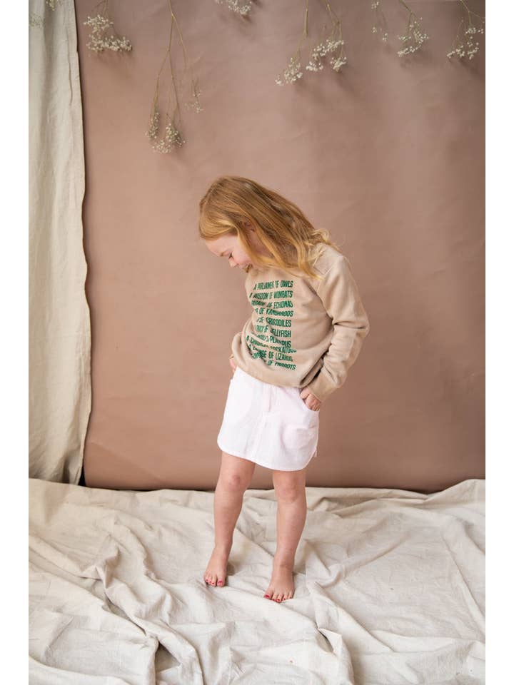 Pearson & Pearson - Wholesale Skirt – Kids - Enid Skirt-Pink Pond1