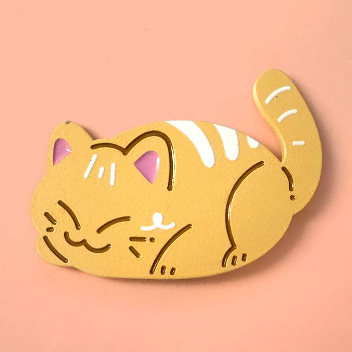 Loaf Cat Pin for wholesale by Fiveboos Inc