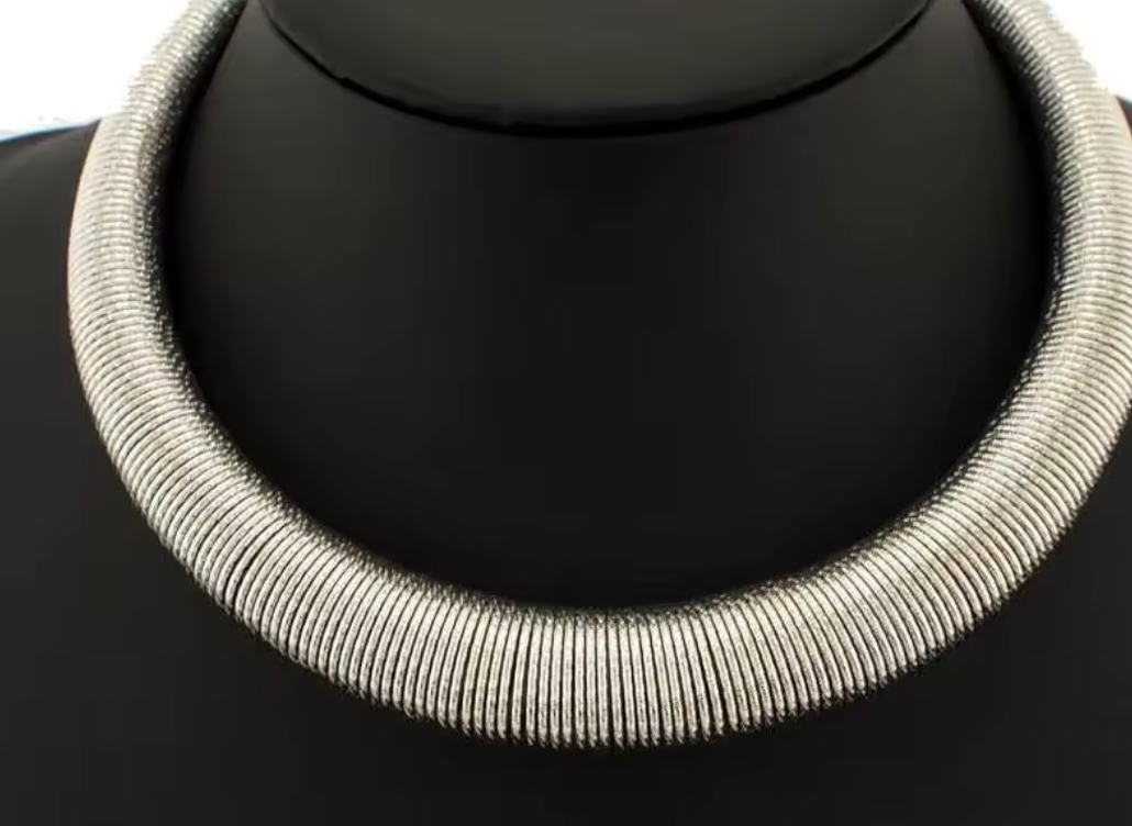 HoopLa - Wholesale Choker/Collar - Omega Cobra MEGA- Collar necklace- Stainless Steel 4