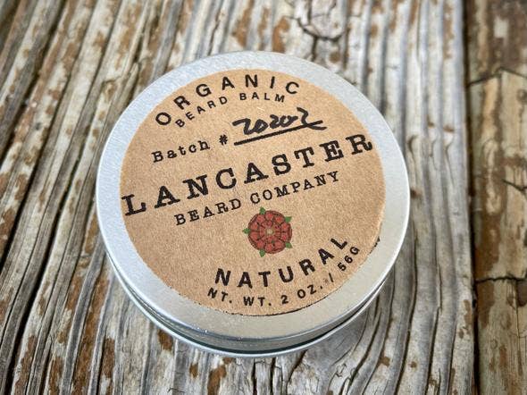 Lancaster Beard Company - Wholesale Beard Styling Product - Natural (Unscented) Organic Beard Balm1