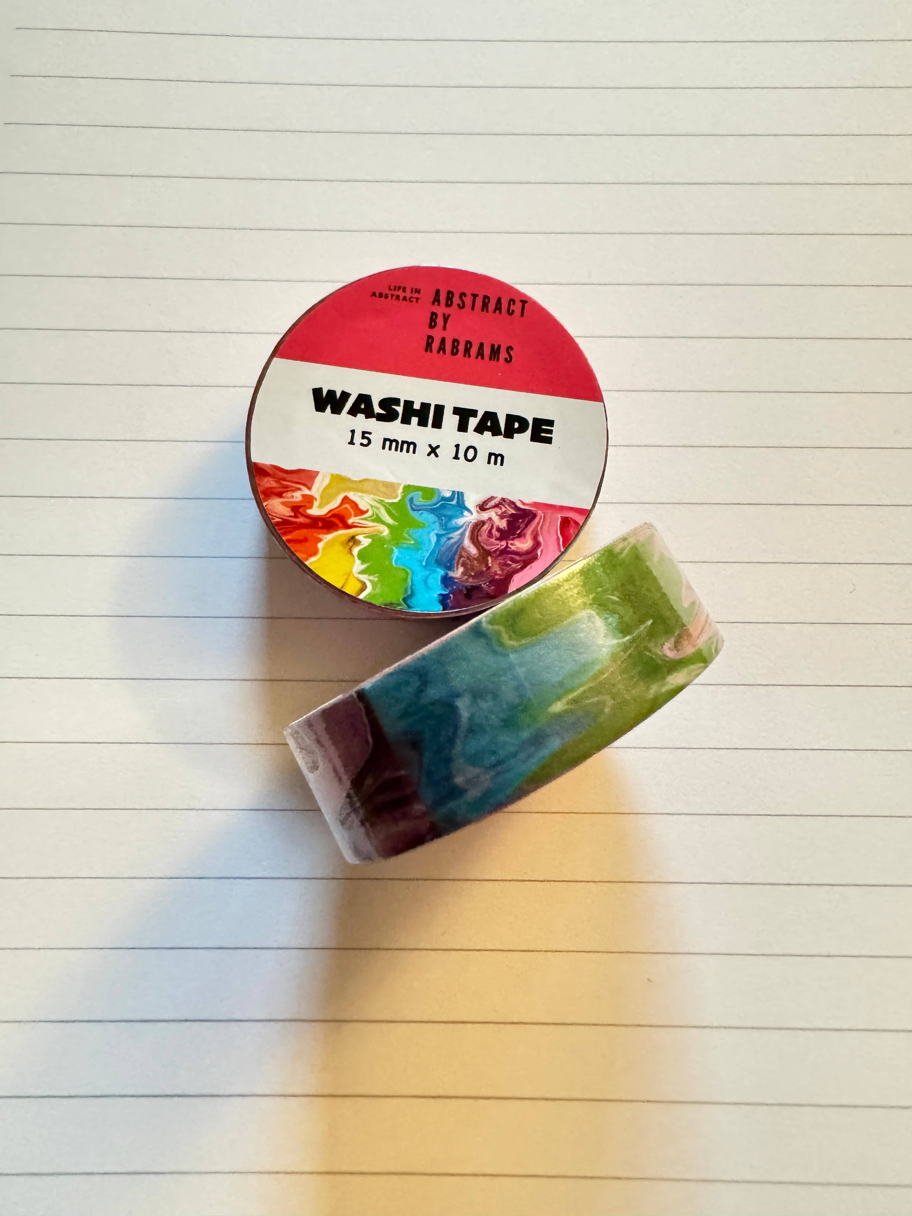 AbstractbyRabrams - Wholesale Washi Tape - Abstract Rainbow Washi Tape - Progress Pride5