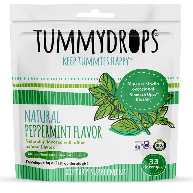 Organic Ingredients Natural Peppermint Tummydrops for wholesale by Tummydrops
