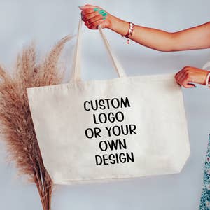 Custom Personalized Canvas Tote Bags for Women Create Your 