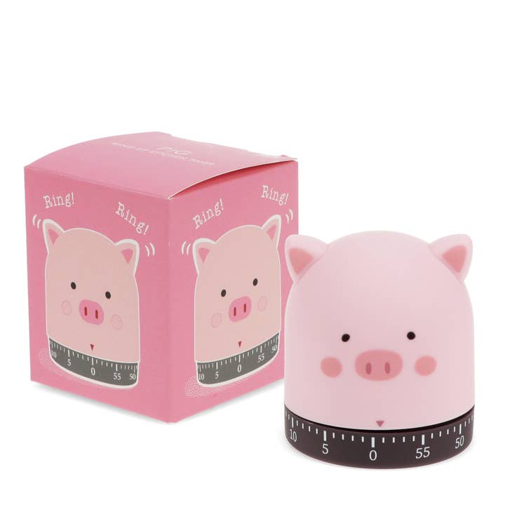 Wind-up kitchen timer - Pig for wholesale by Rex B2B - UK