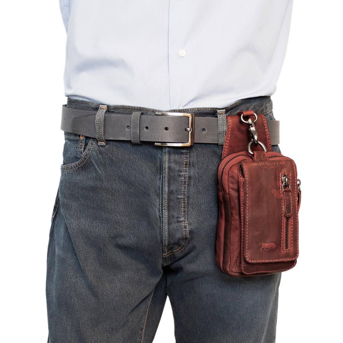 Arrigo - Wholesale Belt Bag - Unisex - Arrigo - Belt Pouch - Fanny Pack - Festival Pouch - Leather11