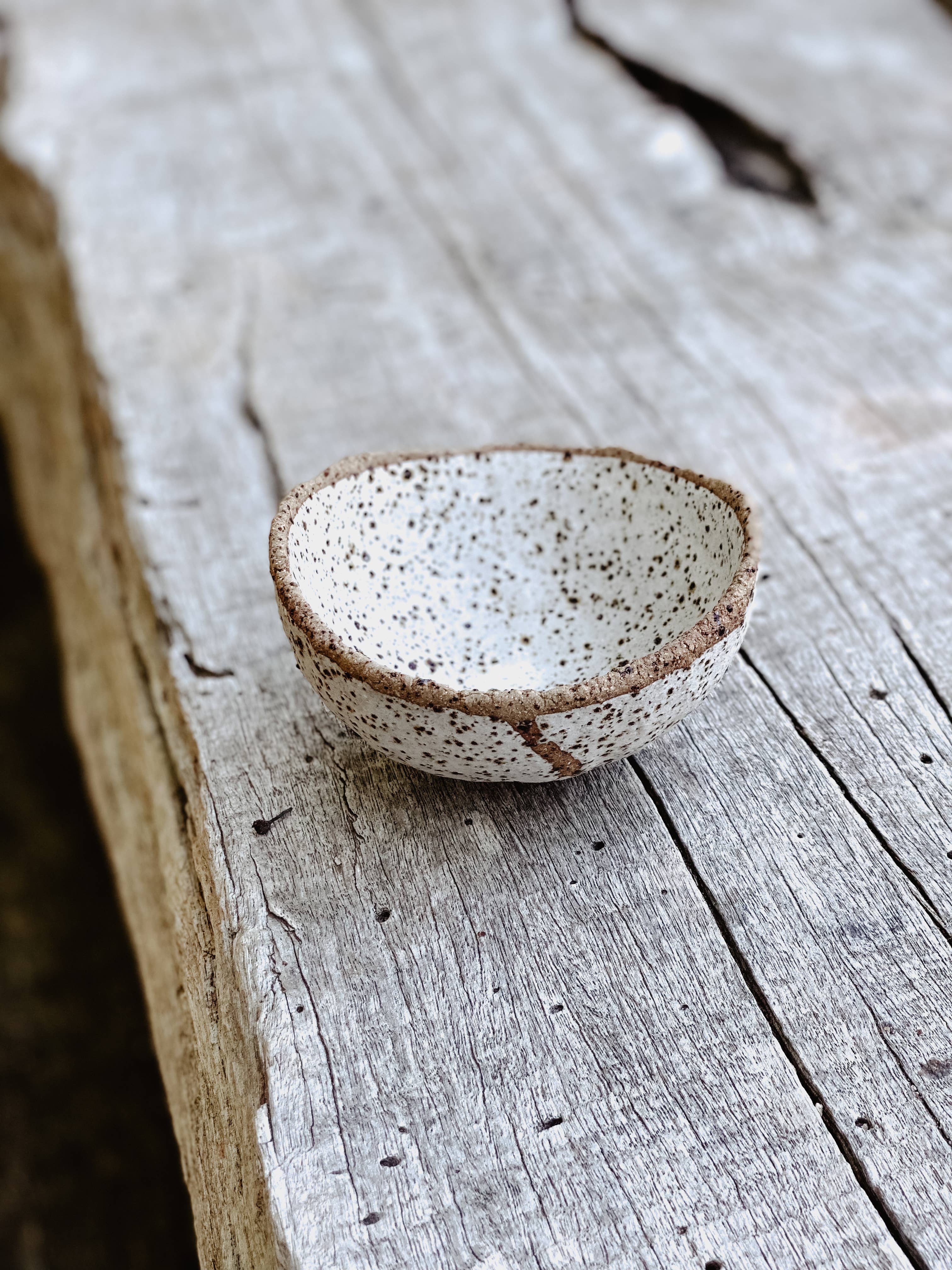 River Ceramics - Wholesale Serving bowl - White Speckle Serving Bowls - Small | Handmade | Rustic2