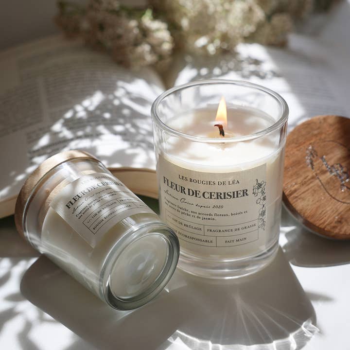 Les Bougies de Léa - Wholesale Jar/Filled Candle - Cherry Blossom Candle - Small4