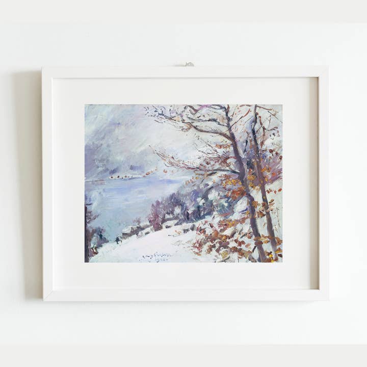 Sea to Skye - Wholesale Art Print - Winter Landscape Antique Art Print3