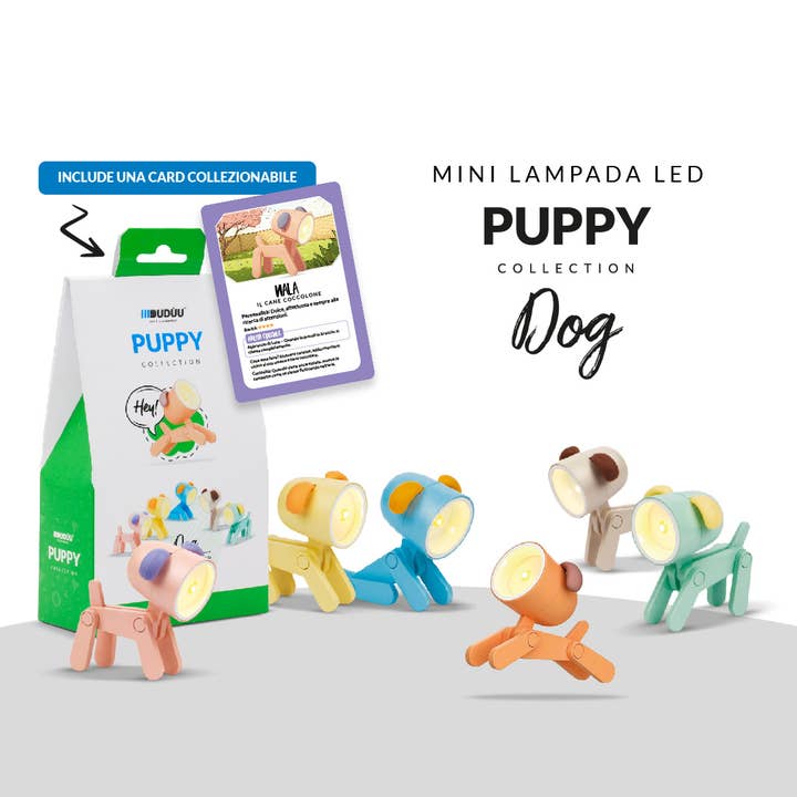 Dudùu Puppy Dog - Mini Lampada LED - Gadget Regalo per la vendita all'ingrosso da parte di VIBES SRLS