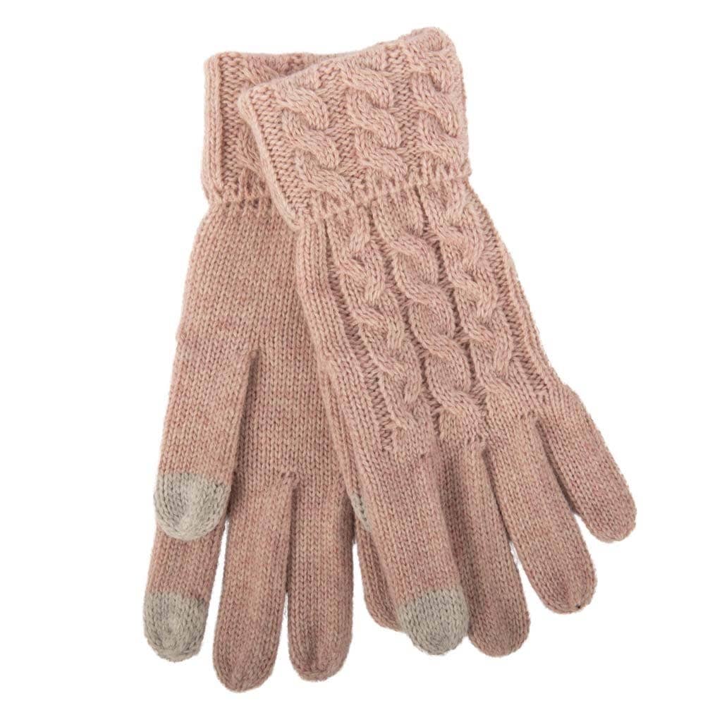 Aran Traditions - Venta al por mayor Guantes - Mujer - Guante tejido fino Aran Cable Cuff4