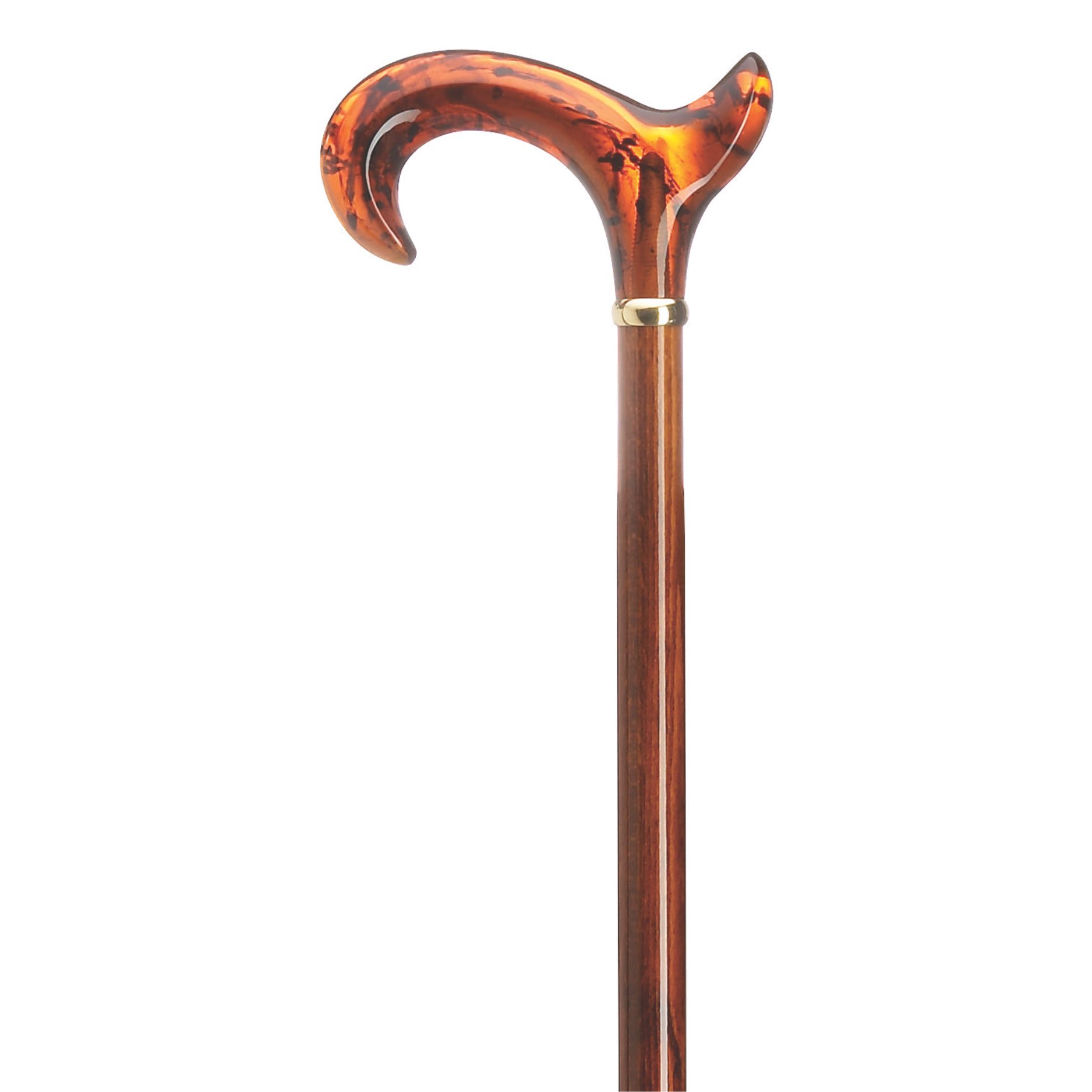 Harvy Canes - Wholesale Sportieve accessoires - Anatomisch handvat van acryl - amber op kers2