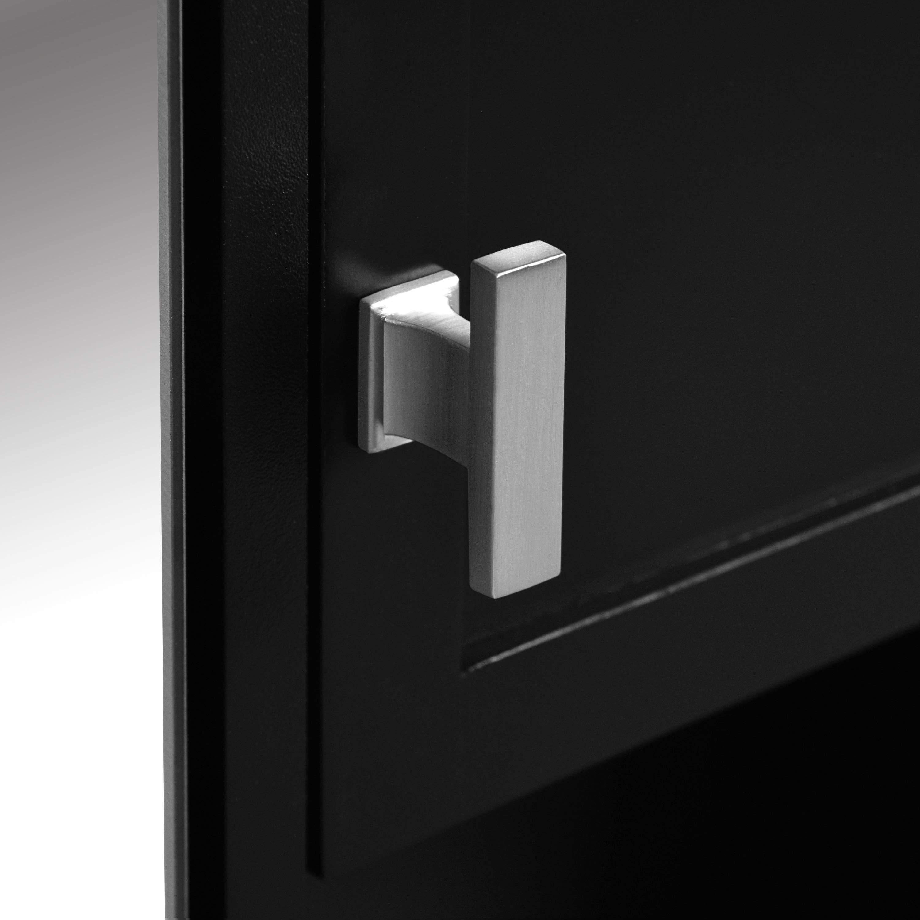 39F Inc. - Vente Armoire - Armoire de salle de bain murale noire avec miroir, 29x28 pouces16