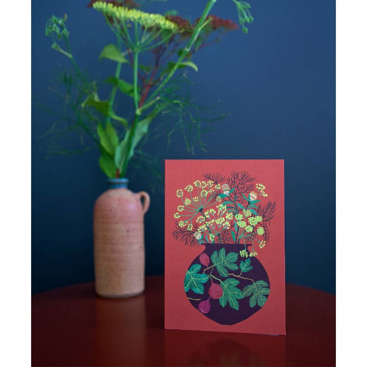 Brie Harrison Ltd – wholesale Everyday greeting card – Fennel Greetings Card 1