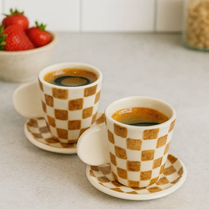 Espresso Grid , Hand-built and other Purchase Wholesale porcelain coffee cups. Free Returns & Net 60 Terms on Faire trending on Faire.