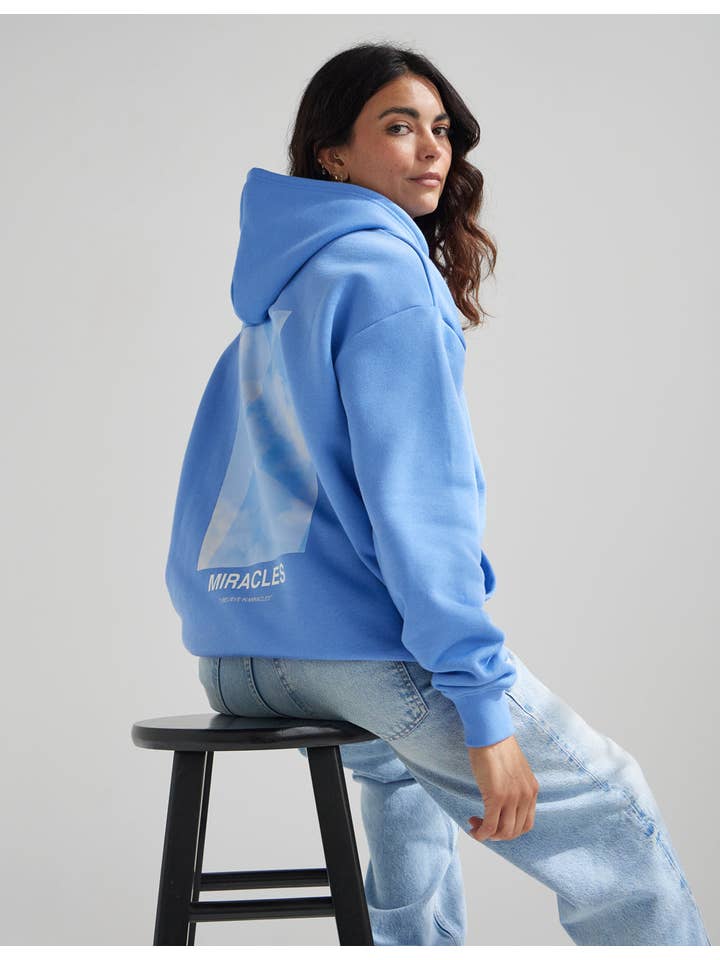Elevated Faith - Wholesale Hoodie - Women's - Miracles Blue Unisex Hoodie