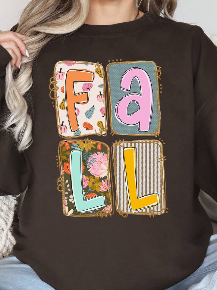 Wholesale Accessory Market - Wholesale Graphic Sweatshirt - Women's - Fall In Focus Unisex NuBlend Crew Sweatshirt2