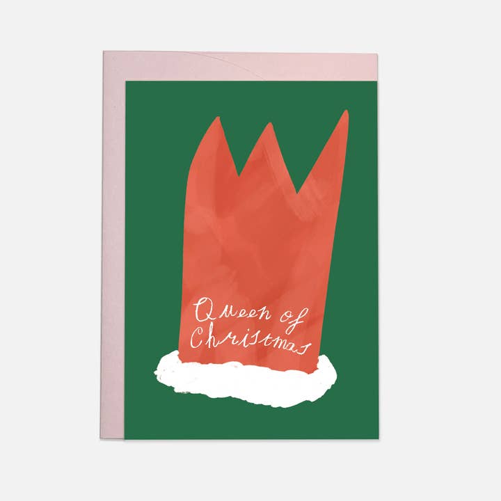 Queen of Christmas greeting card for wholesale by Kaart Blanche