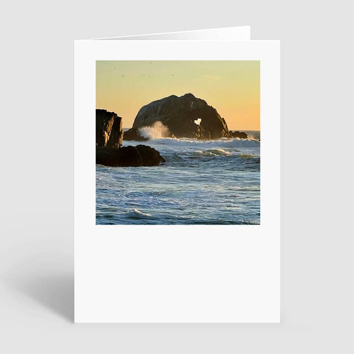 Greeting Card of Hearts Found in Seal Rocks for wholesale by HeartSFound
