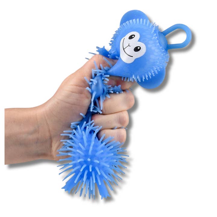 Happy PoP – Brinquedo com luz - Crianças e bebés por atacado – Brinquedo Infantil Macaco Luminoso Squishy Puffer - Sortido1