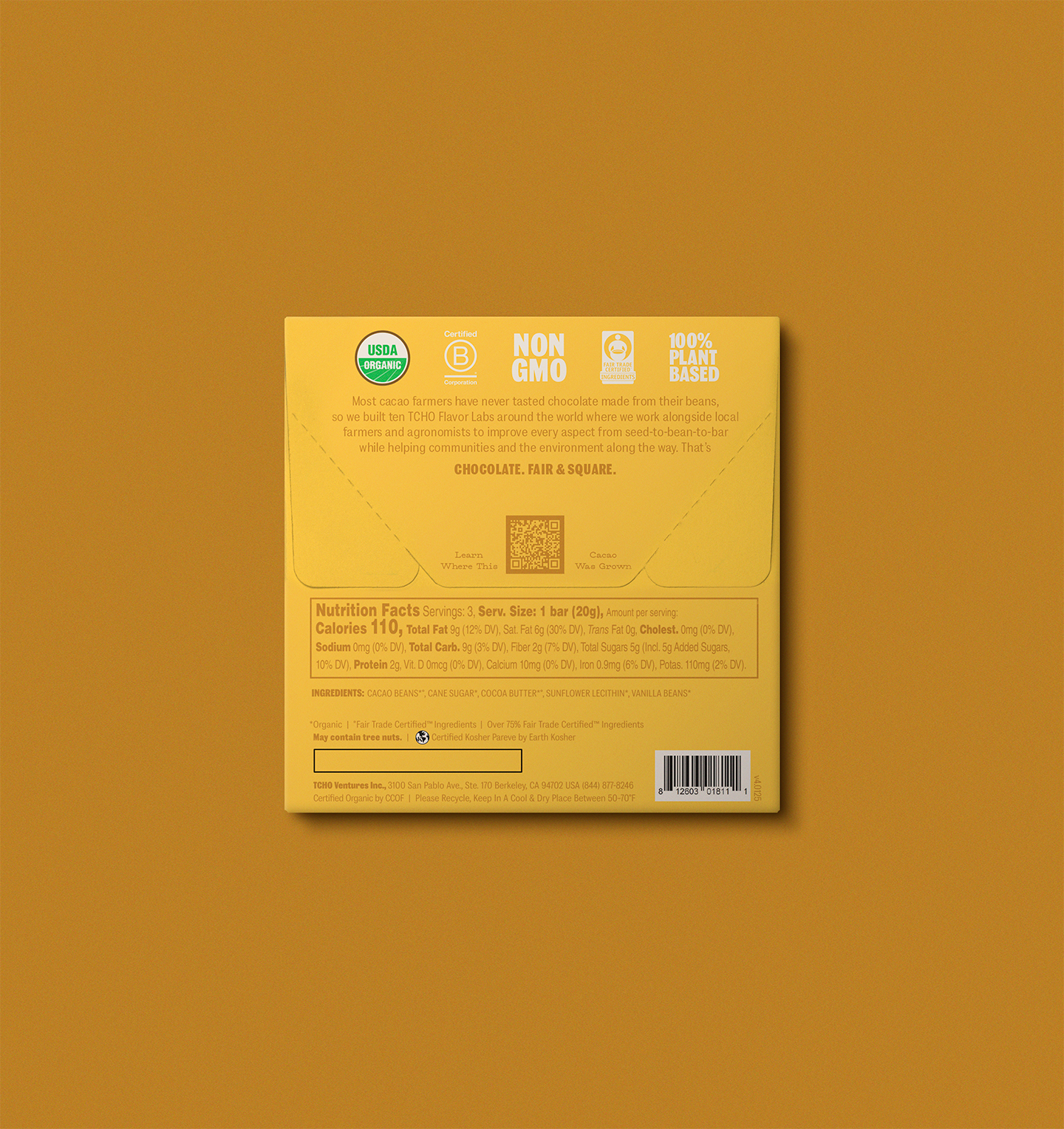 TCHO - Wholesale Chocolate Bar - Holy Fudge5