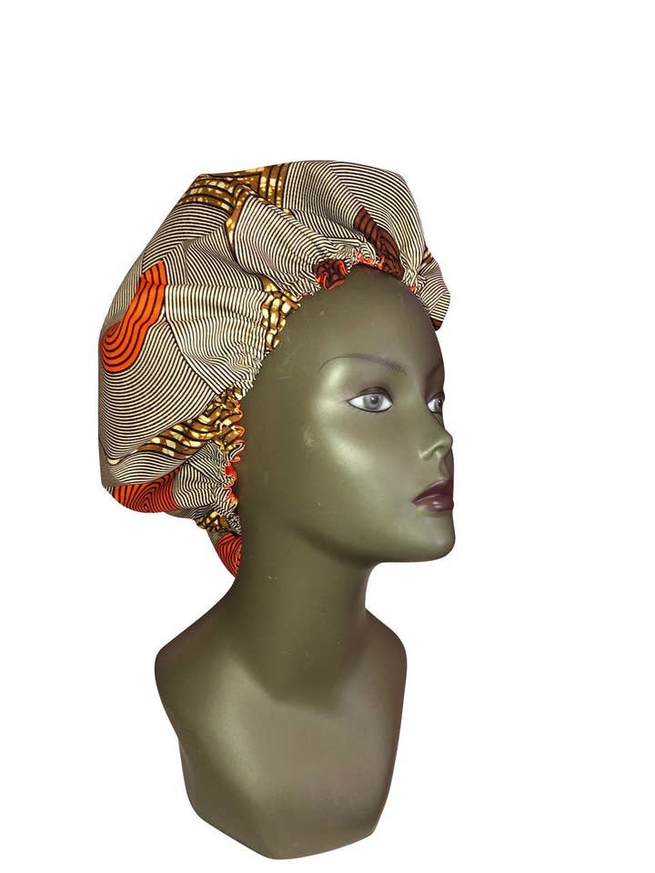 Adjustable Wax & Satin Beanie by Georges Décimus /b38 for wholesale by Esancyel cosmetics