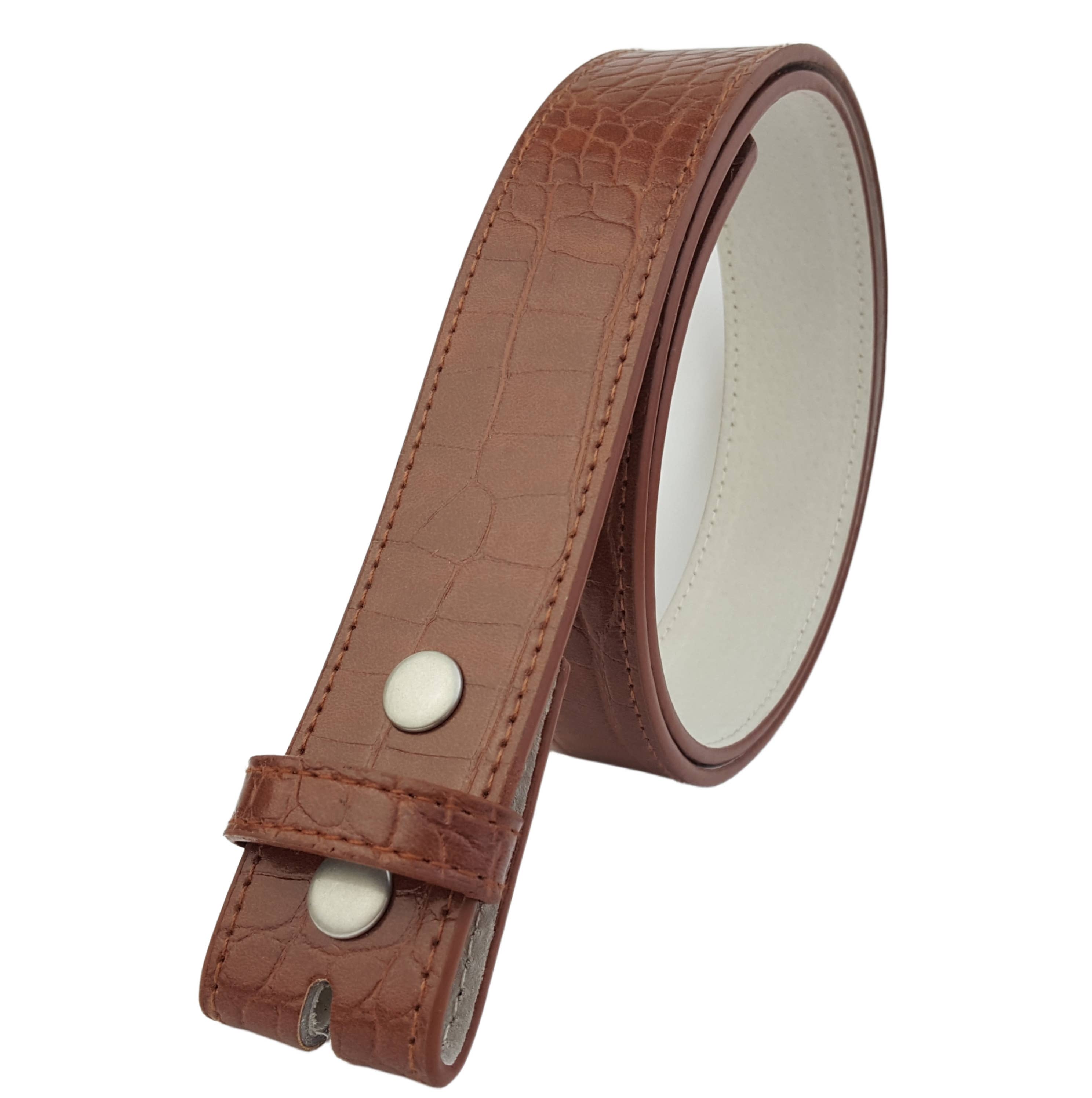 Axesoria West - Wholesale Belt - Women's - Snap-On Belt Strap in Alligator Print 1