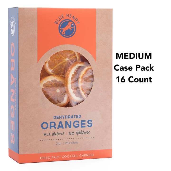 BlueHenry LLC - Wholesale Dried/Dehydrated Fruit - Dehydrated Orange Wheels (Medium Case)
