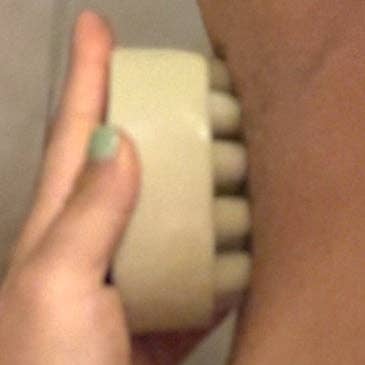 1 Count | "Mugwort Latte" 쑥라떼 K-massaging Soap for wholesale by Cool Wellness Cafe LLC